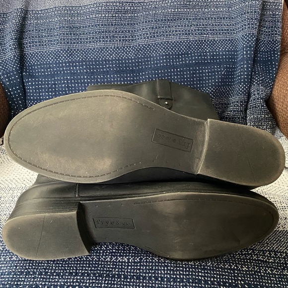 Frye & Co Leather Tania Pull on Riding Boots - Picture 2 of 3